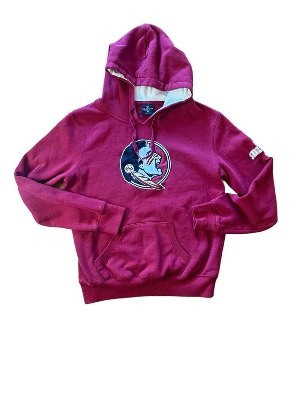 Colosseum Florida State University Seminoles Women Pullover Hoodie Medium Garnet